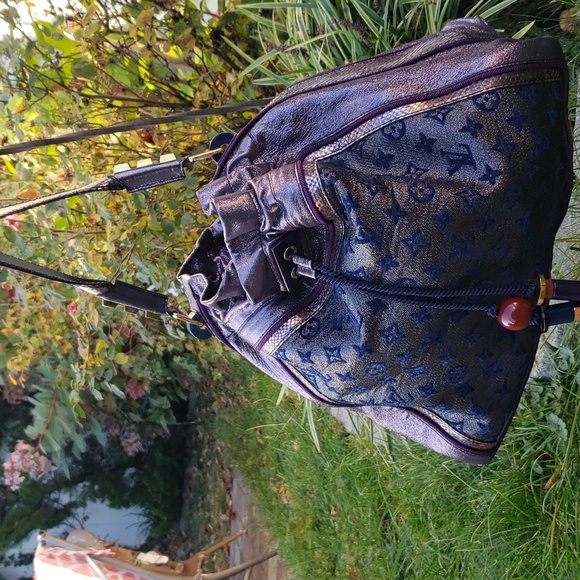 ULTRA RARE LOUIS VUITTON BAG Limited Edition Lurex Bluebird - Picture 4 of 13